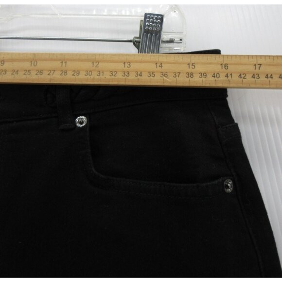 Ted Baker Jeans 32 Straight Denim Stretch Pants Braided Waist Belt - Picture 4 of 11